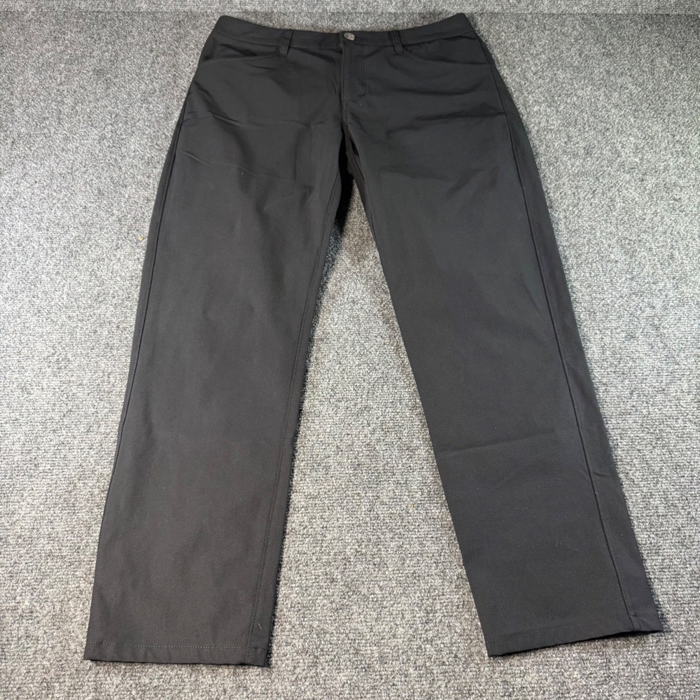 Vuori Meta Pant Mens 32 Black 5-Pocket Technical Stretch Performance Trousers